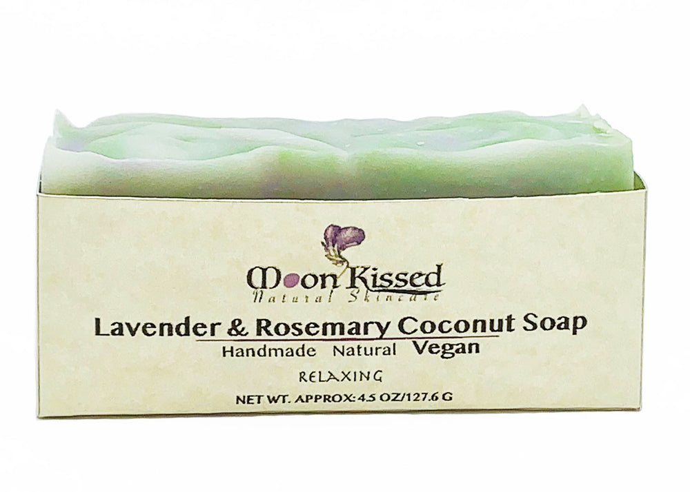 Lavender & Rosemary Coconut Oil Soap